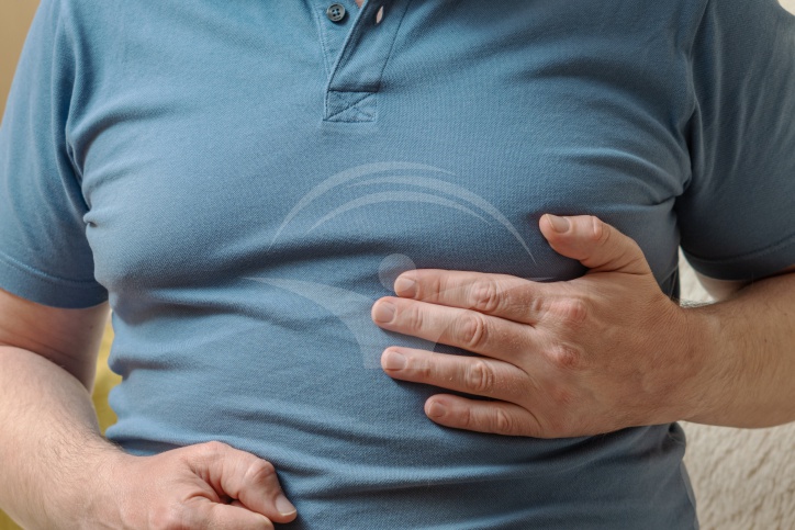 Sani umflati la barbati