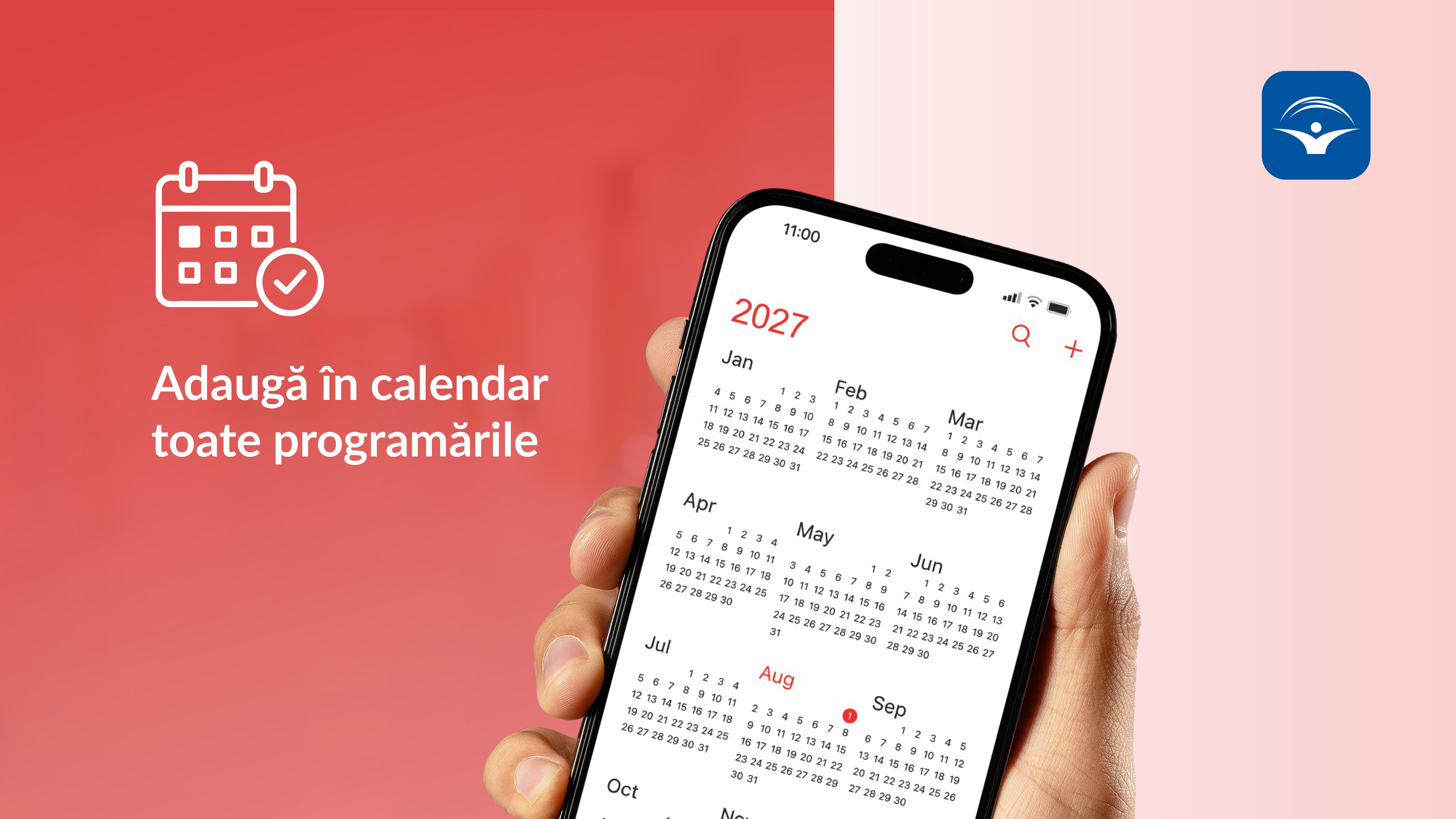 Adaugă &icirc;n calendar toate programările