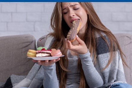 Cercul vicios al mancatului pe fond de stres