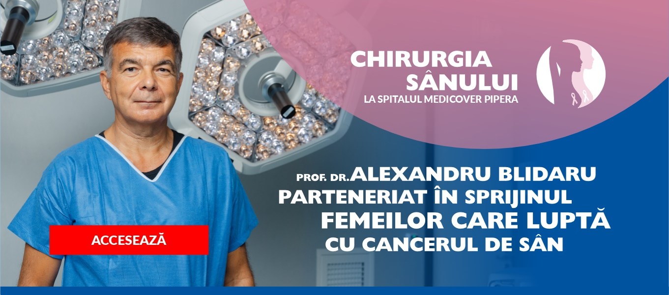 Parteneriat Spitalul Medicover Pipera si Prof. Dr. Alexandru Blidaru