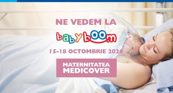 Maternitatea Medicover vine cu discounturi speciale la pachetele de nastere pe perioada targului Baby Boom