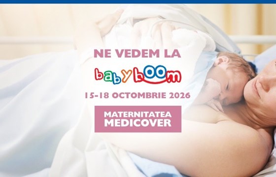 Maternitatea Medicover vine cu discounturi speciale la pachetele de nastere pe perioada targului Baby Boom
